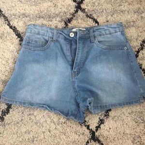 Denim shorts